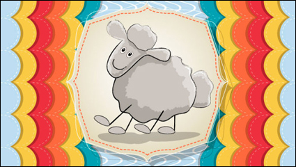 Cartoon illustrator 01 - vector material