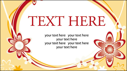 Cartoon illustration background 01 - vector material