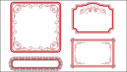 A festive lace pattern - Vector
