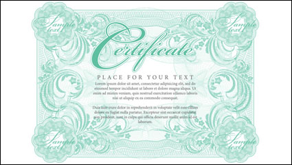 Certificate Commendation 01 - vector material