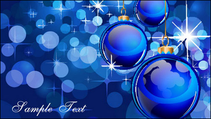 Gorgeous Christmas background 04 - vector material