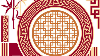 Classical grilles pattern 01 - vector material