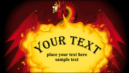 Western dragon - vector material