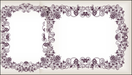 Fine pattern border 05 - vector material