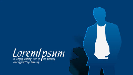 Paper People template 03 - vector material