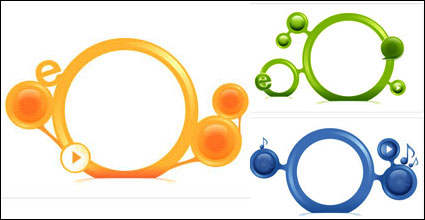 Play button Vector material