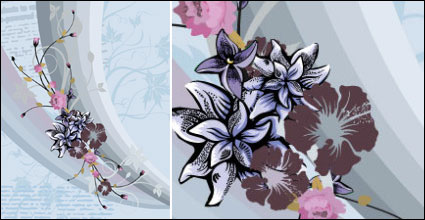 European-style decorative pattern vector