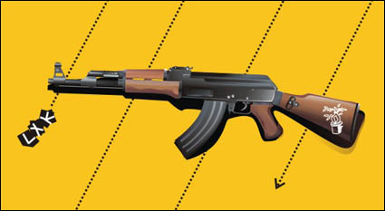 Vector AK47 rifles