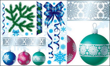 Christmas decoration Vector material