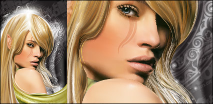 AI magic beauty vector drawing material