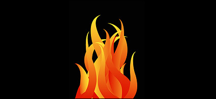 Cool logo vector material fire