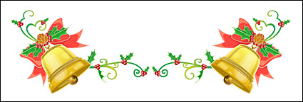 Christmas exquisite lace Vector material-3