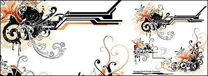 The trend lines and patterns element vector material